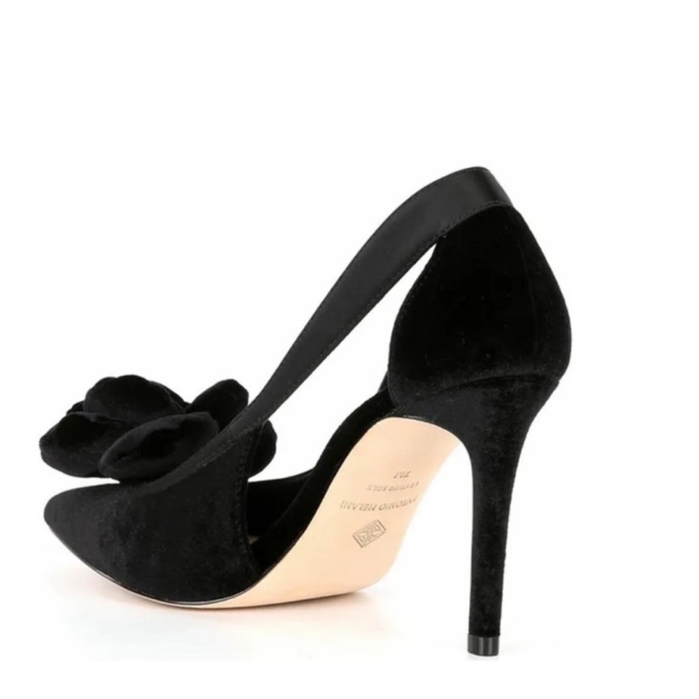 NWT Antonio Melani Ester Velvet Flower Heel Pumps Sz 6,5 (no original box) - Picture 10 of 12